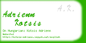 adrienn kotsis business card